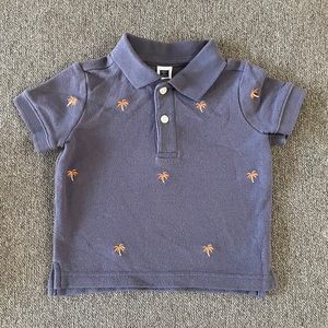 Janie and Jack Palm tree polo